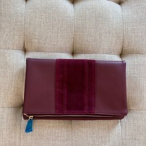 Summer & Rose Burgundy Clutch